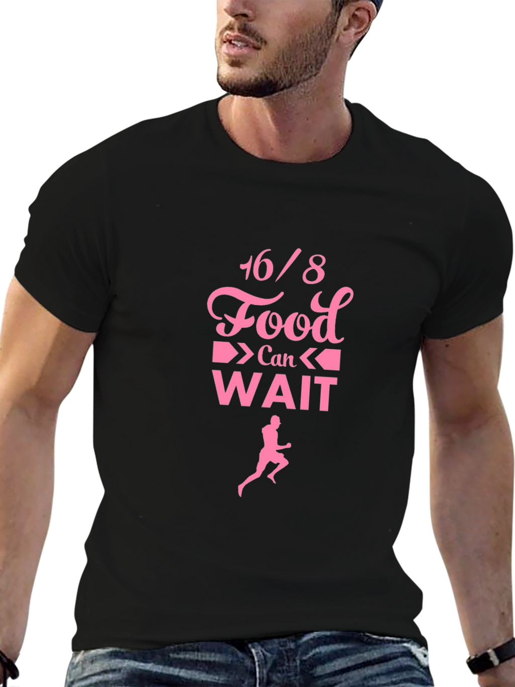 16/8 Food Can Wait T-Shirt - Intermittent Fasting Tee