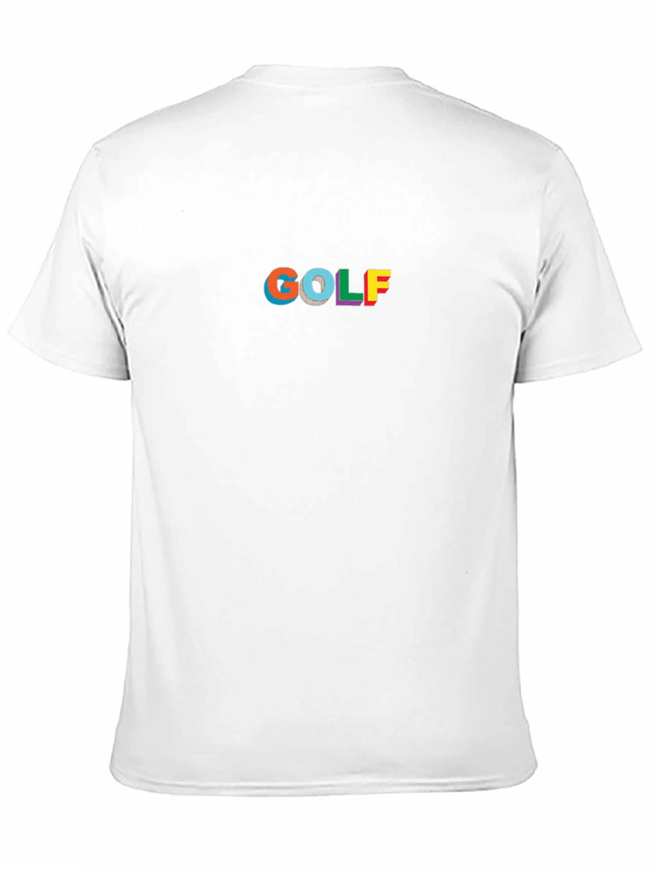 GOLF Rainbow Lettering Black T-Shirt
