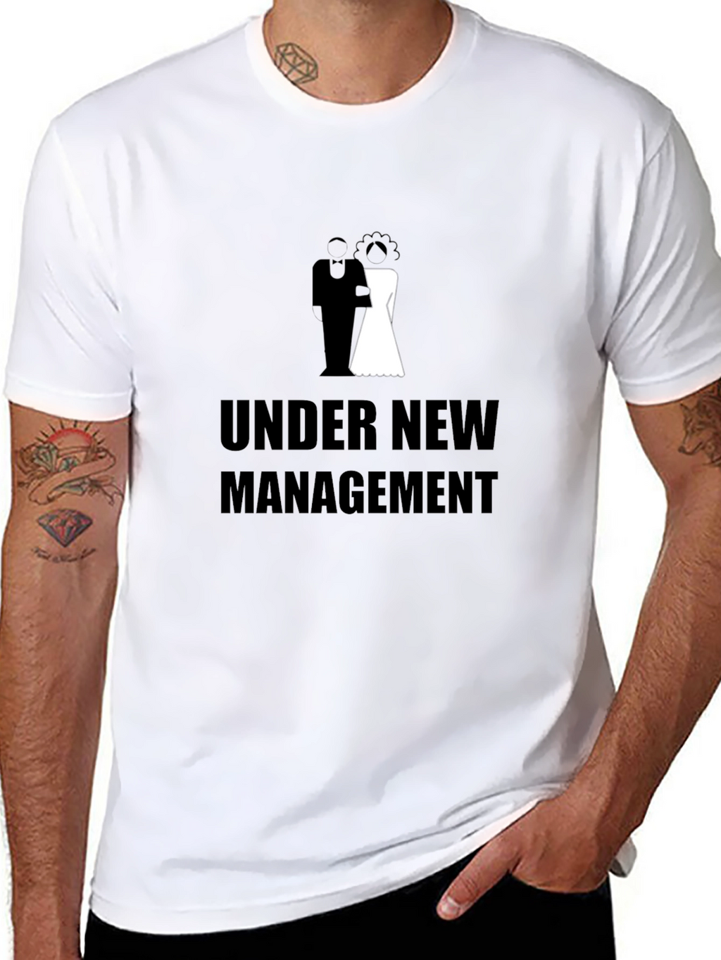 Under New Management Wedding T-Shirt