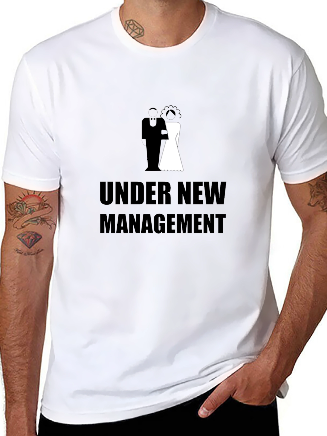 Under New Management Wedding T-Shirt