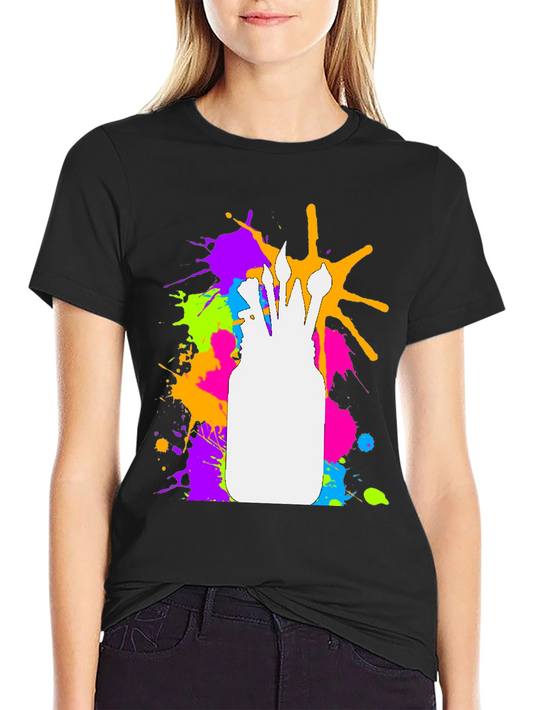 Abstract Paint Brush T-Shirt