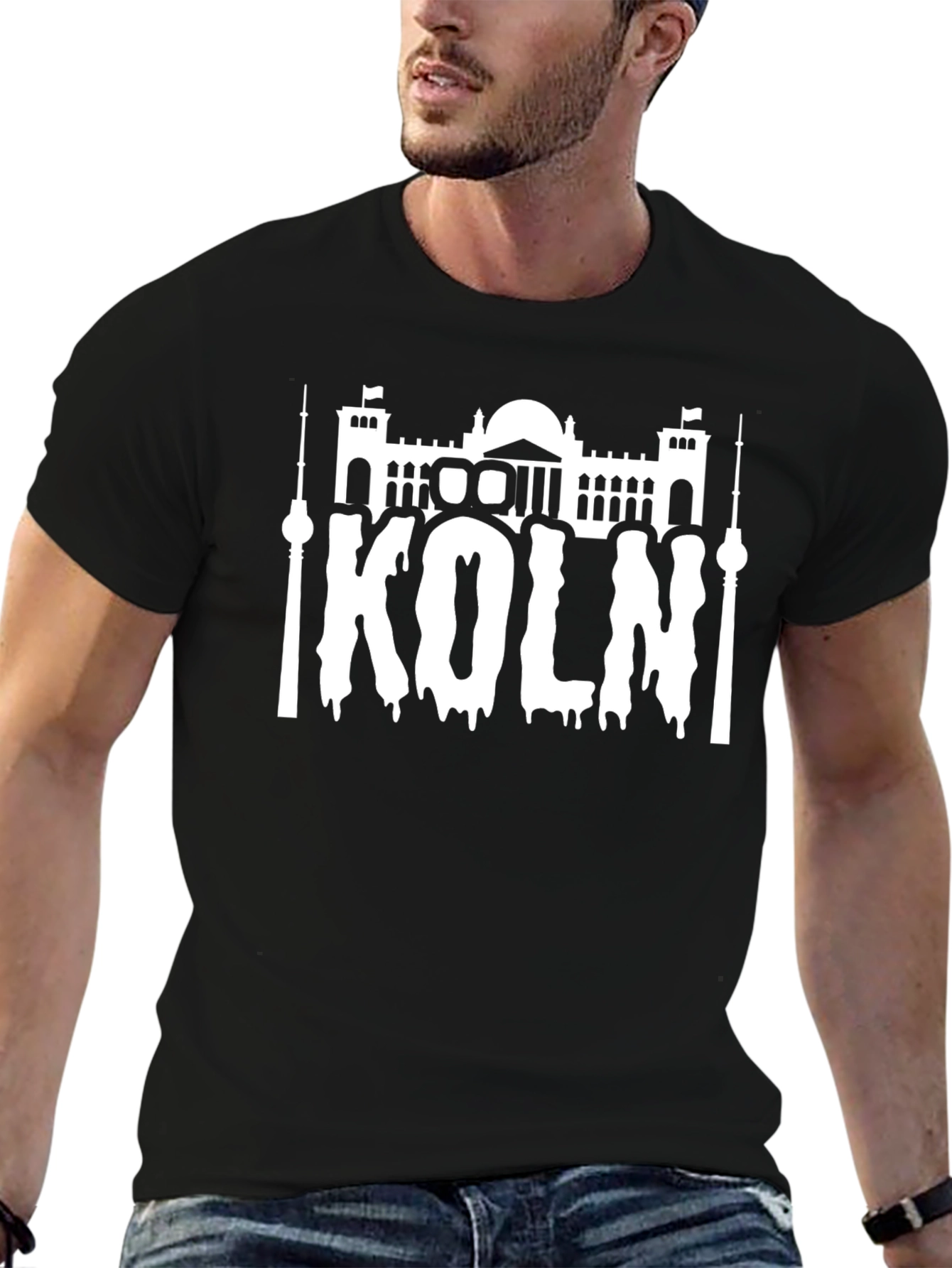 Koln Black Graphic Tee