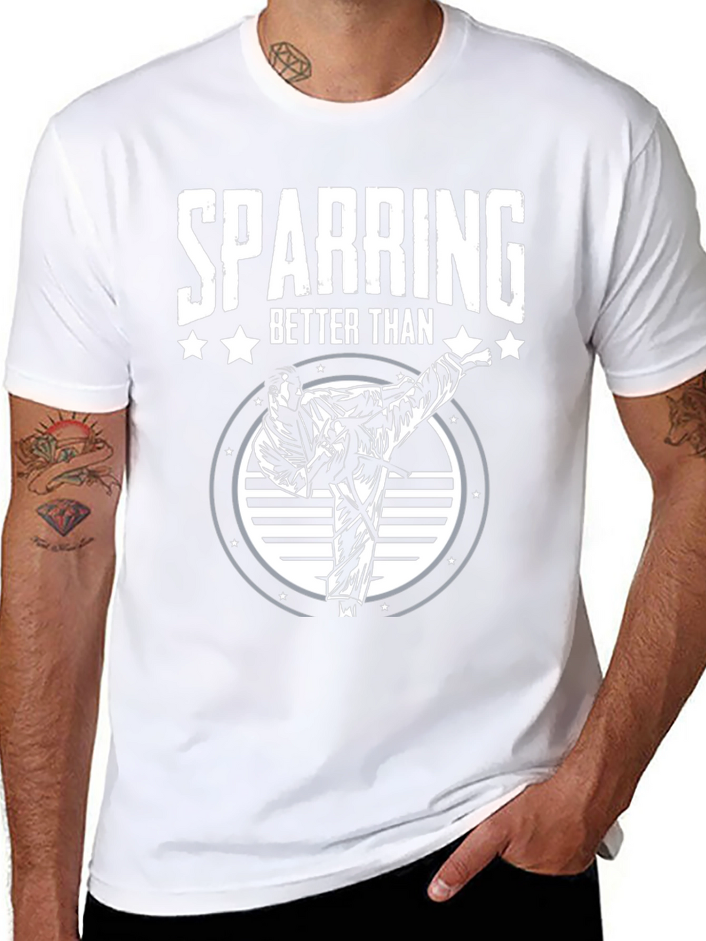 Sparring Better Than T-Shirt - Martial Arts Kick
