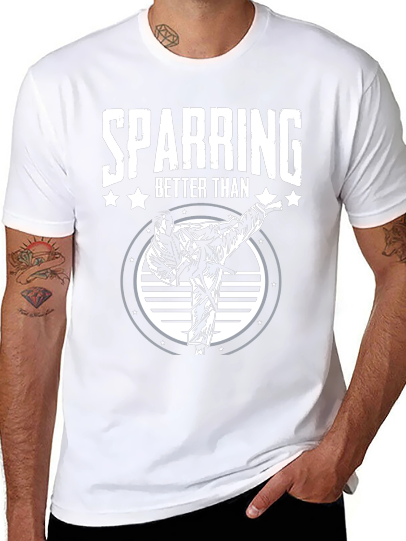 Sparring Better Than T-Shirt - Martial Arts Kick
