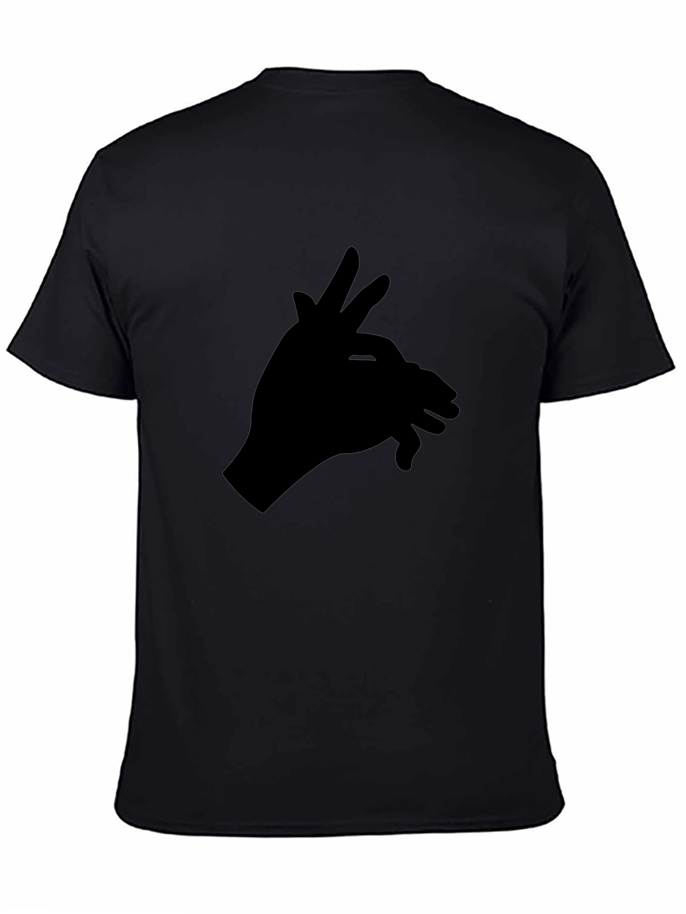 Hand Shadow Puppet Tee - Black