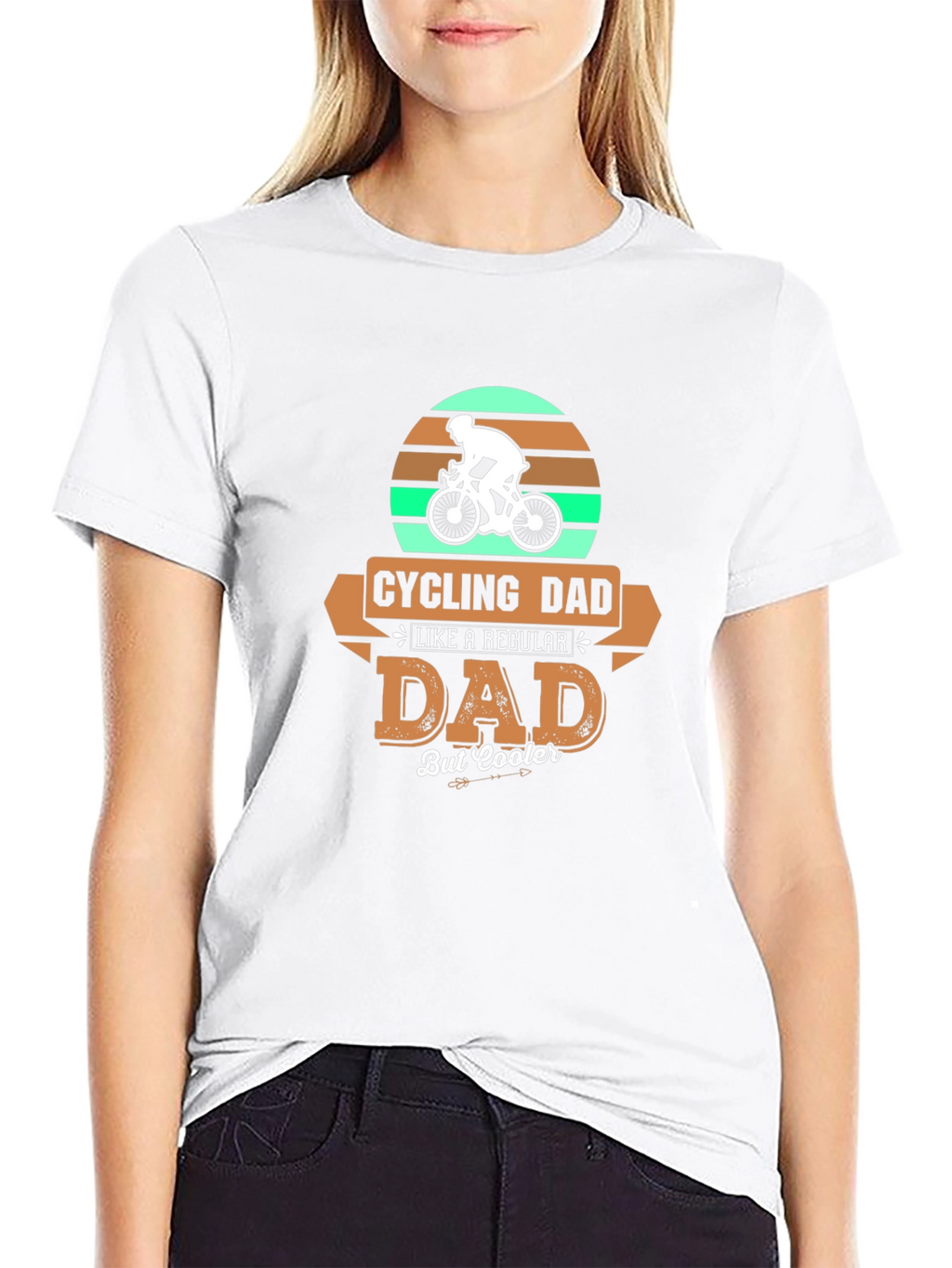 Cycling Dad T-Shirt - Cool Dad Design