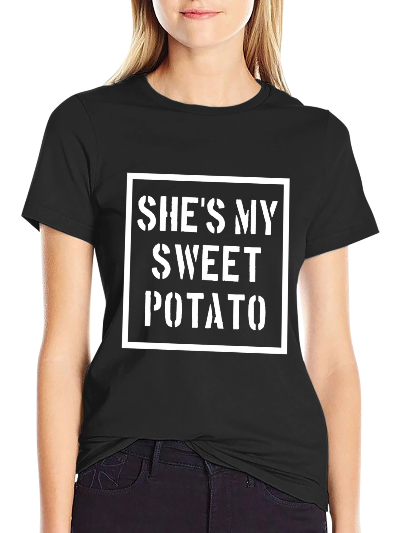 Shes My Sweet Potato Graphic T-Shirt