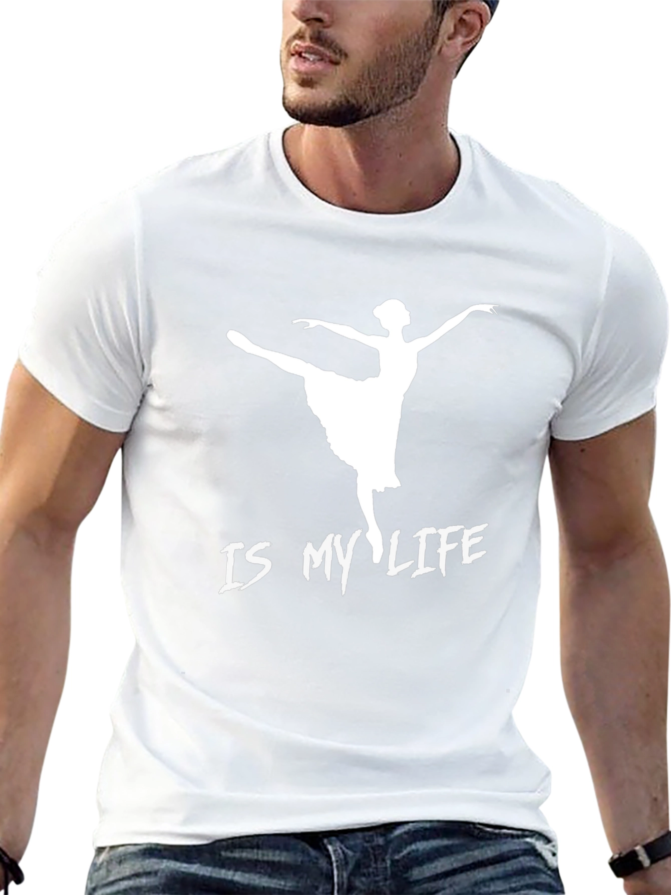 Ballet Is My Life Black Graphic Tee