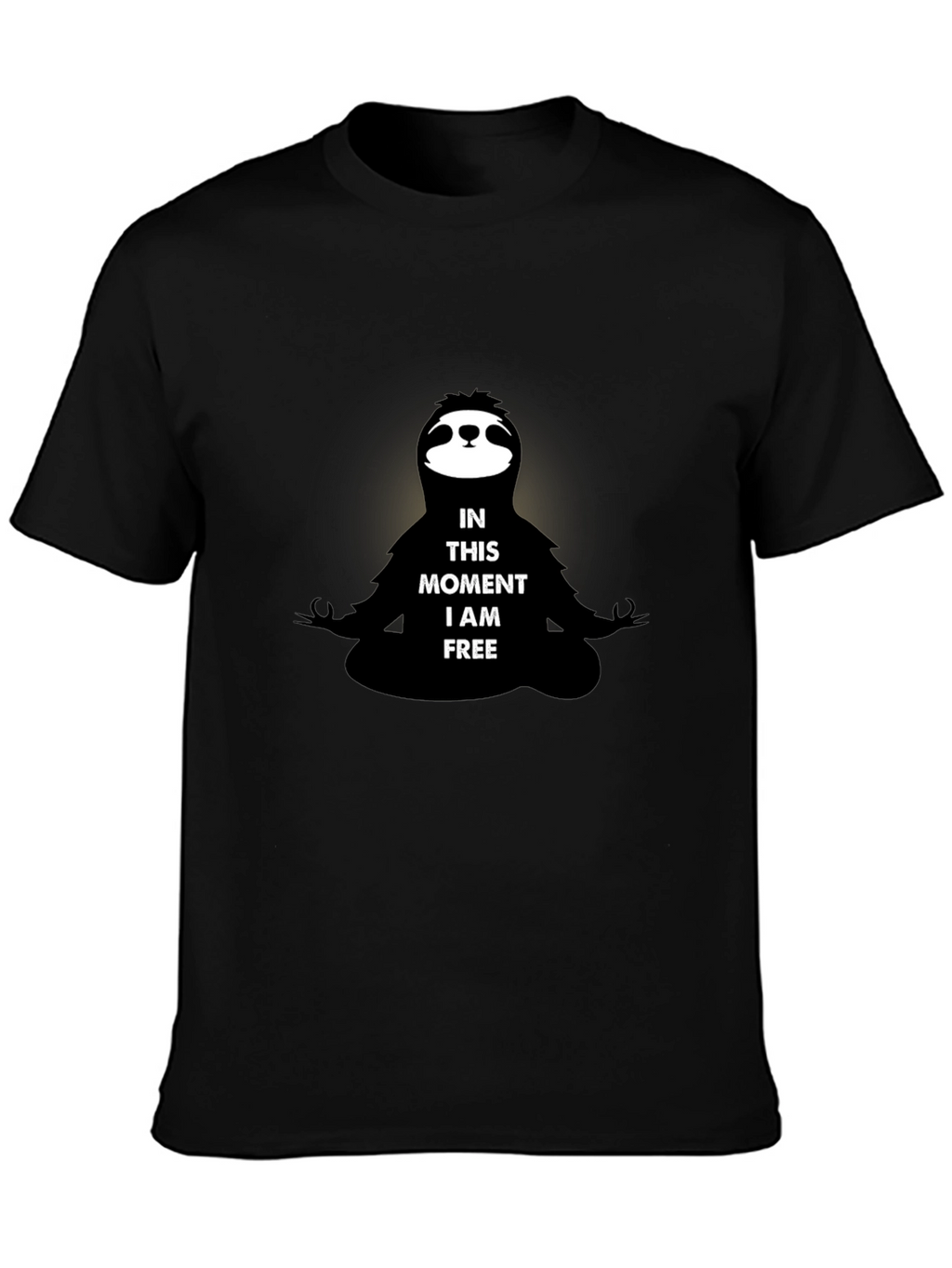 Meditating Sloth Graphic Tee - Relaxed Fit