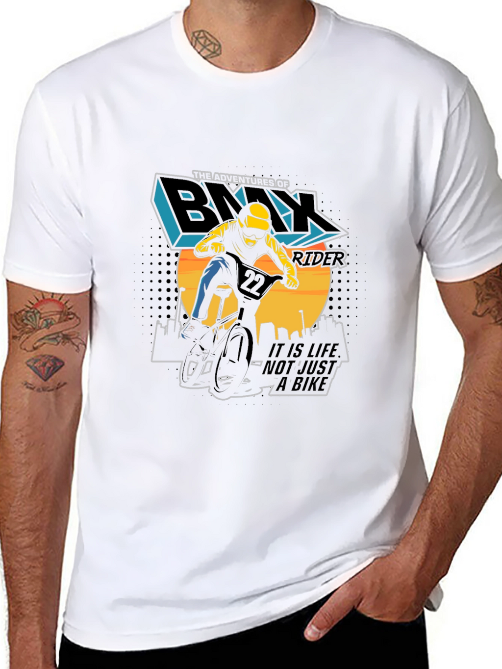 BMX Rider Graphic Tee - Adventure Awaits!