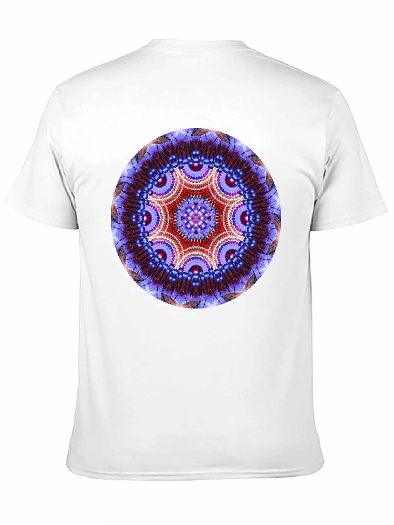 Mystic Mandala Graphic Tee - Black Cotton Comfort