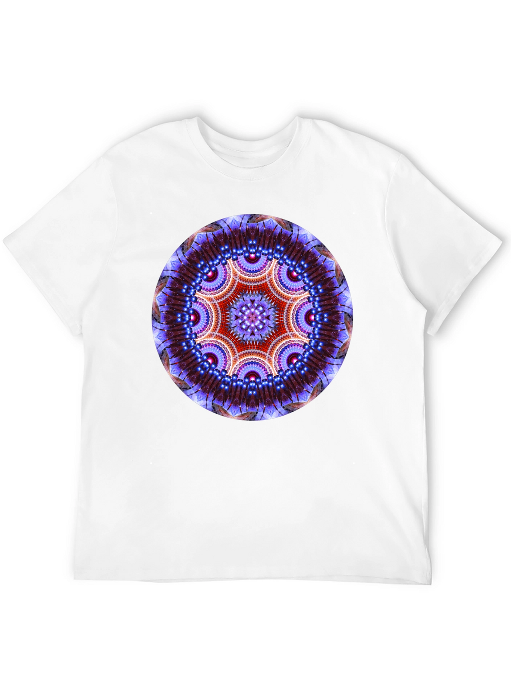 Mystic Mandala Graphic Tee - Black Cotton Comfort