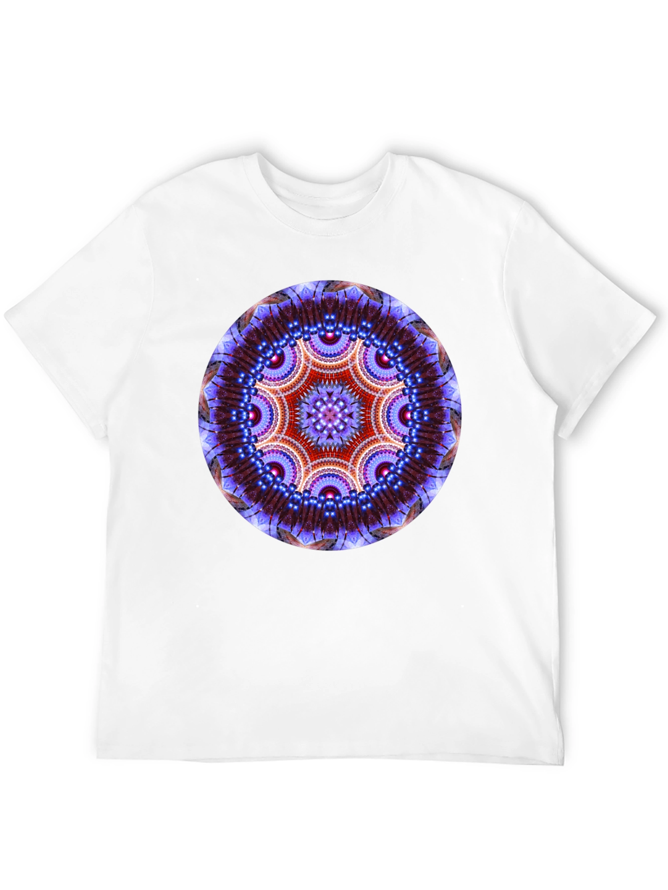 Mystic Mandala Graphic Tee - Black Cotton Comfort
