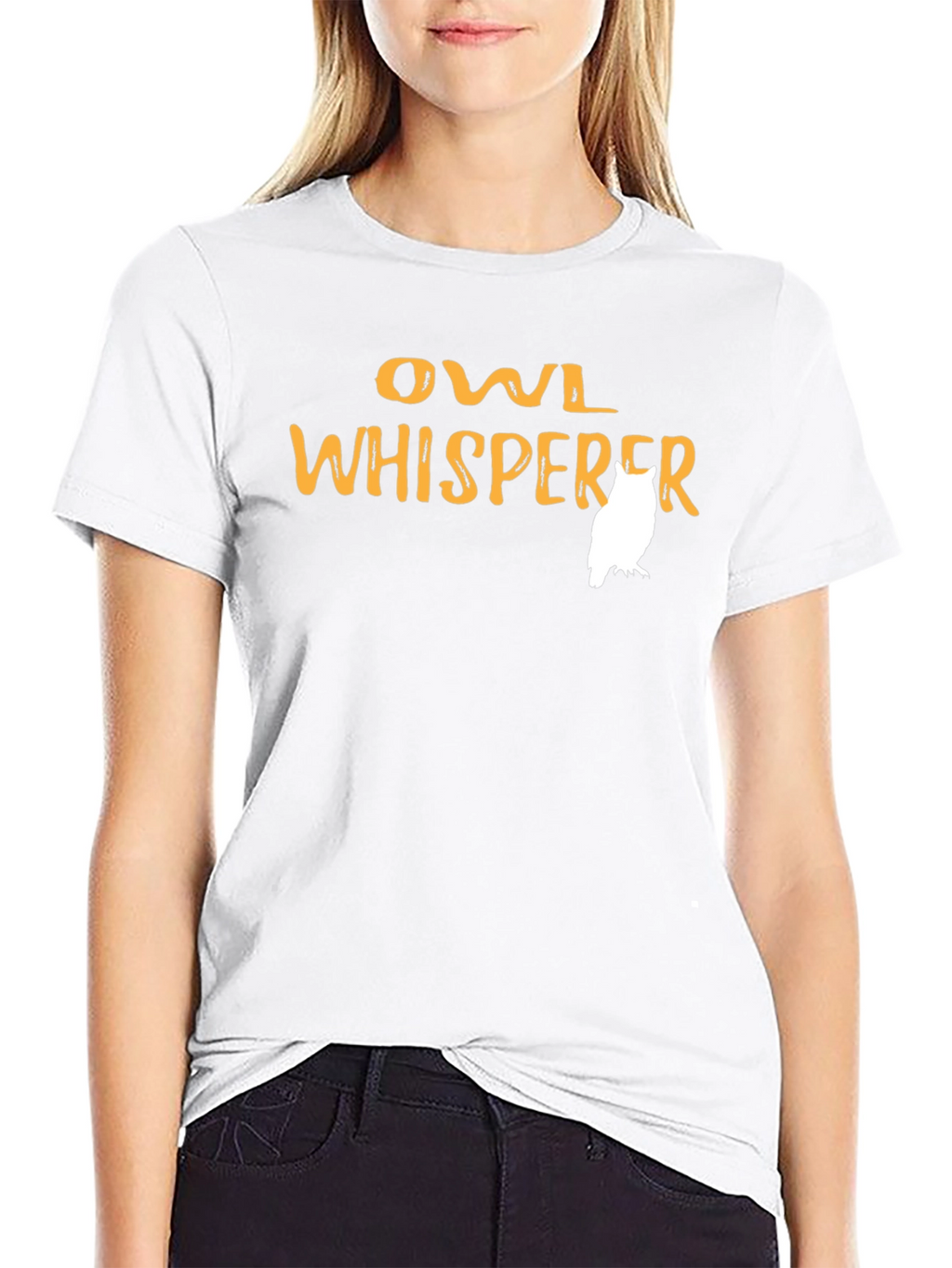 Owl Whisperer Graphic Tee - Black Cotton Shirt