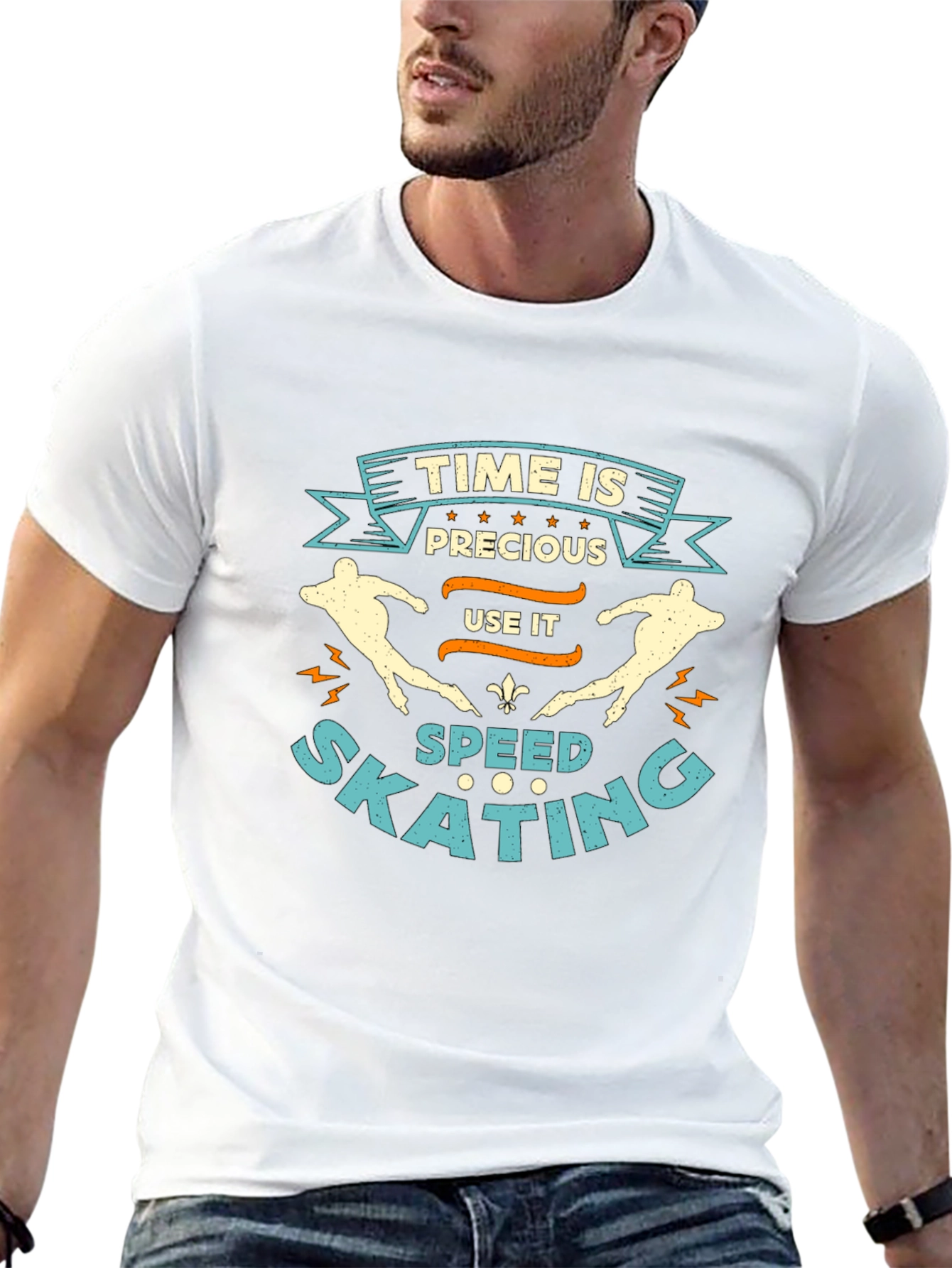 Time Is Precious Speed Skating T-Shirt