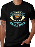Time Is Precious Speed Skating T-Shirt