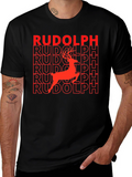 Rudolph Reindeer Graphic T-Shirt