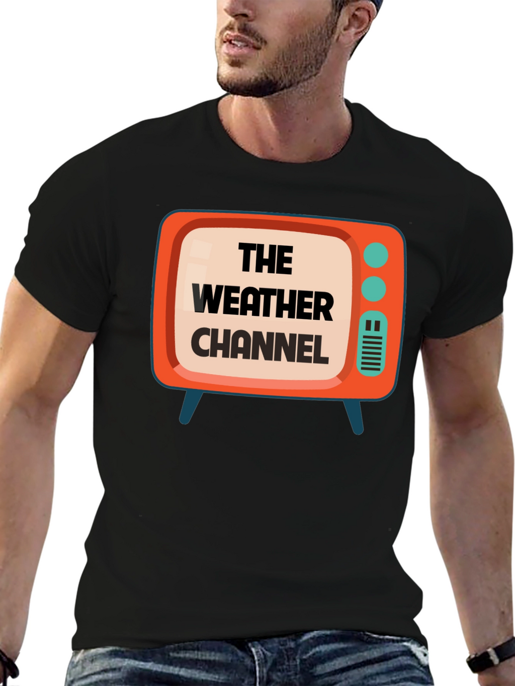 Retro Weather Channel TV Graphic Tee