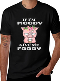 Moody Pig T-Shirt - Funny Graphic Tee
