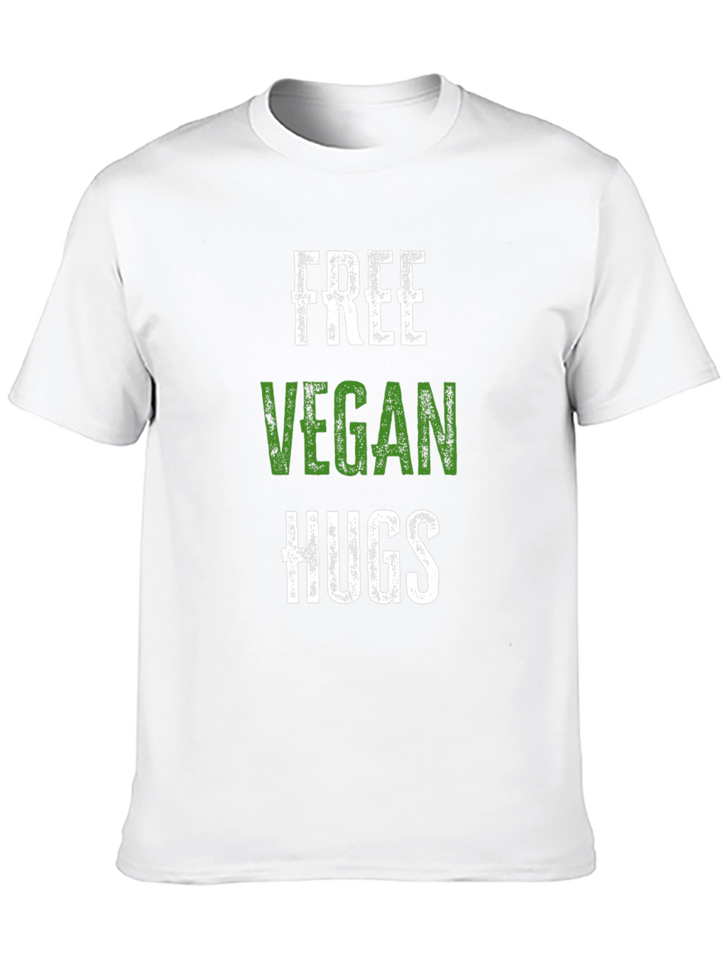 Free Vegan Hugs Graphic T-Shirt - Soft Cotton Tee