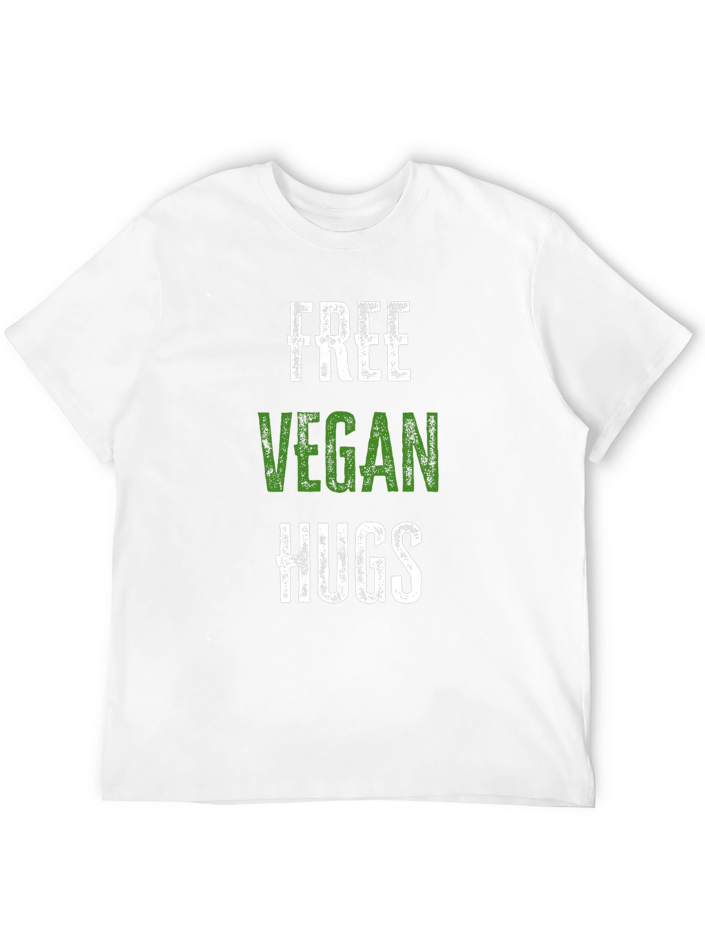 Free Vegan Hugs Graphic T-Shirt - Soft Cotton Tee