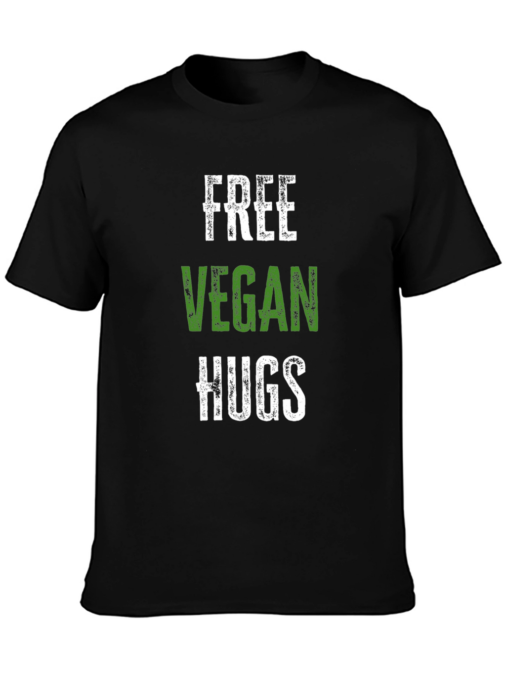 Free Vegan Hugs Graphic T-Shirt - Soft Cotton Tee