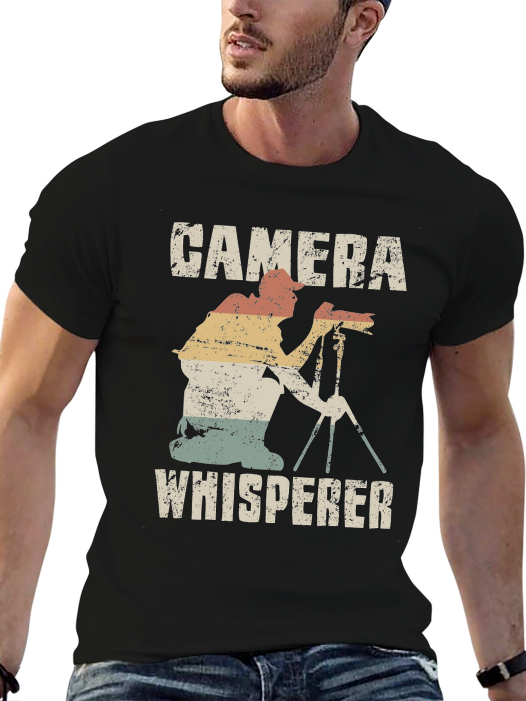 Camera Whisperer Graphic Tee Photography T-Shirt