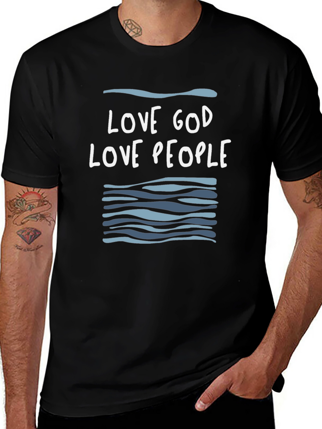 Love God Love People Graphic Tee