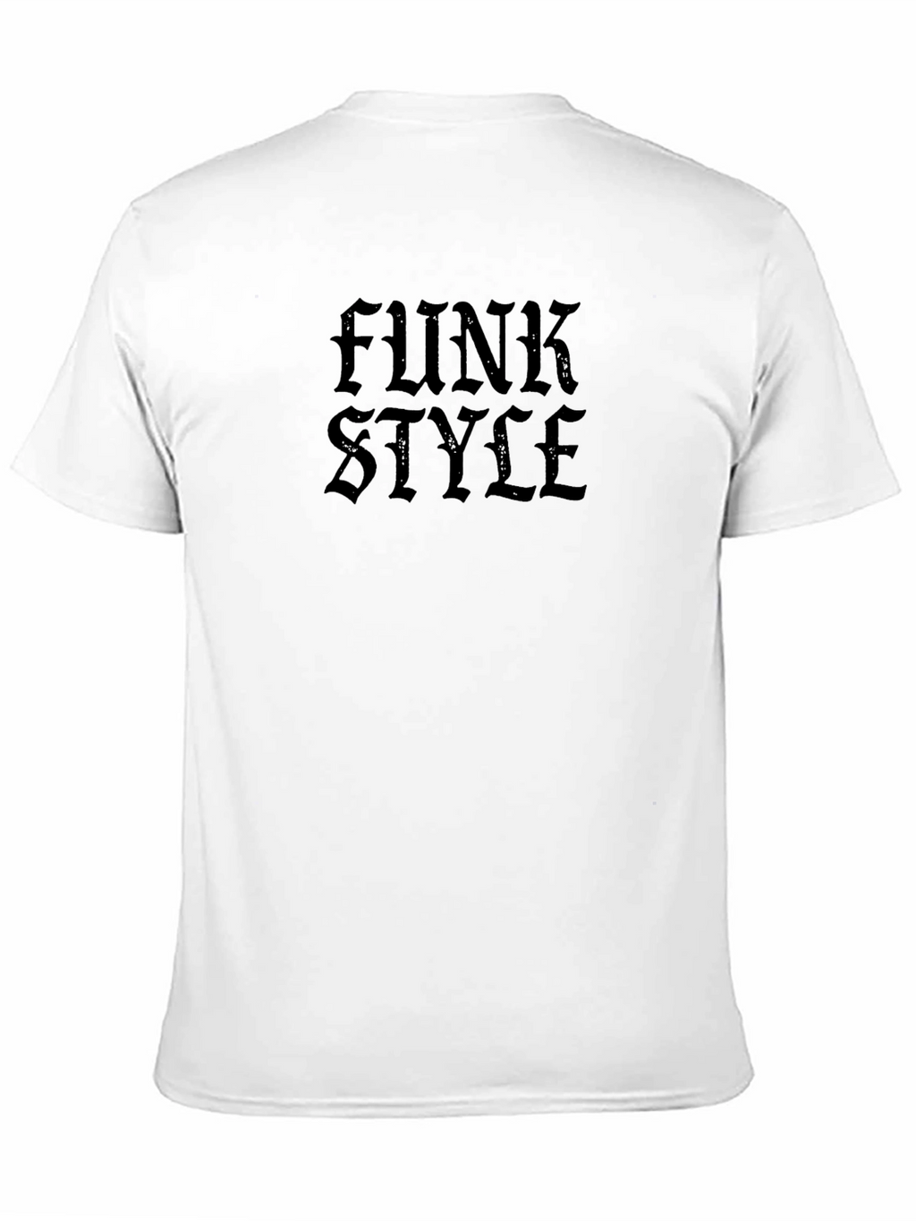 Funk Style Black Graphic Tee - Modern Urban Design