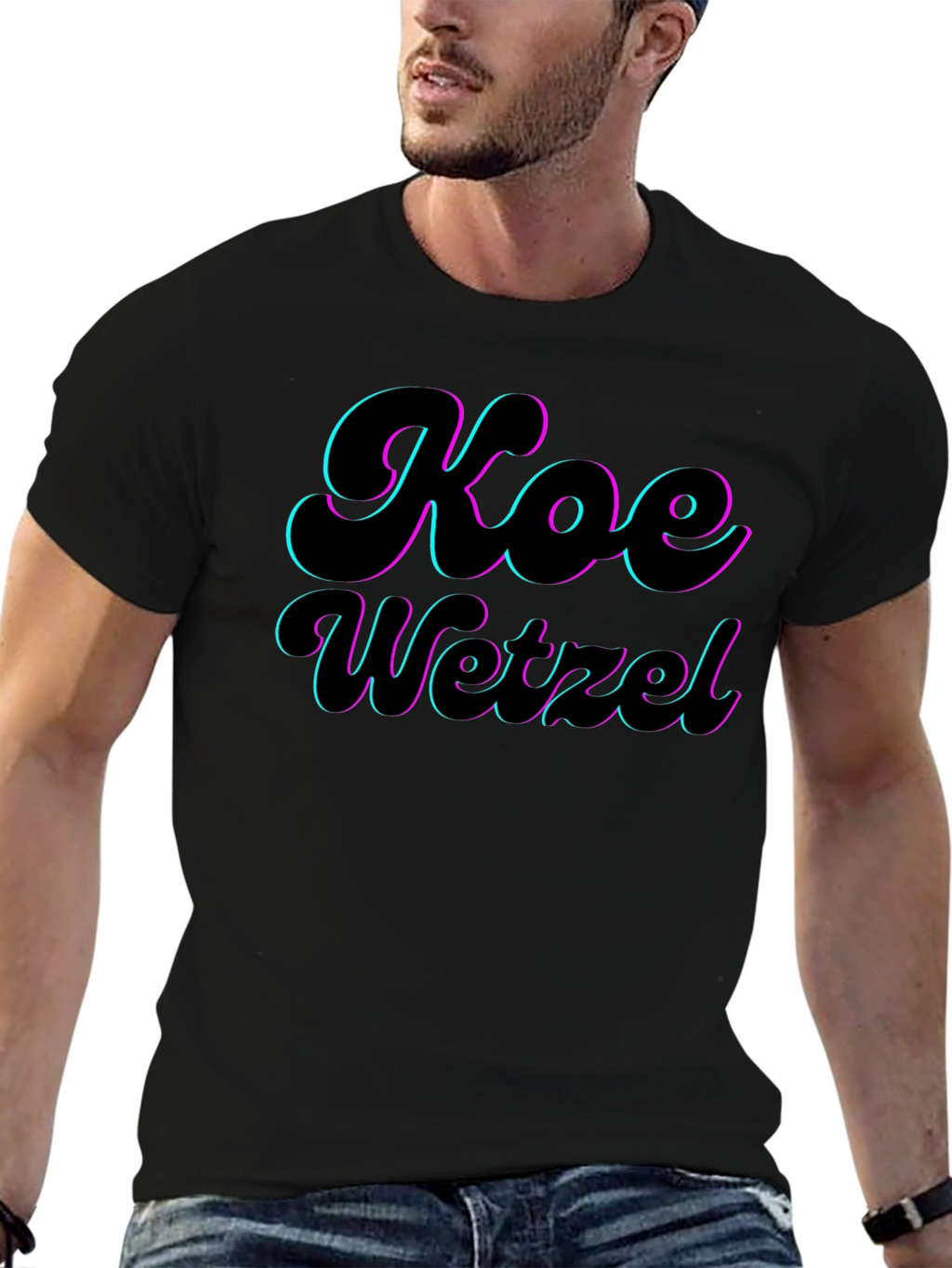 Koe Wetzel Graphic T-Shirt Black