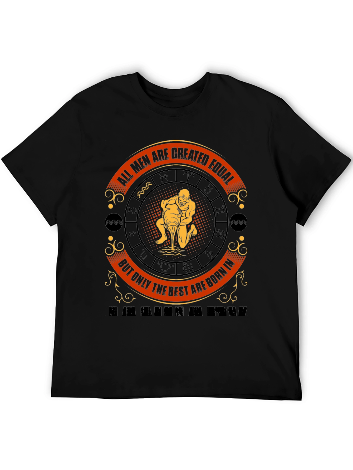 Aquarius Zodiac T-Shirt: All Men Are Created Equal
