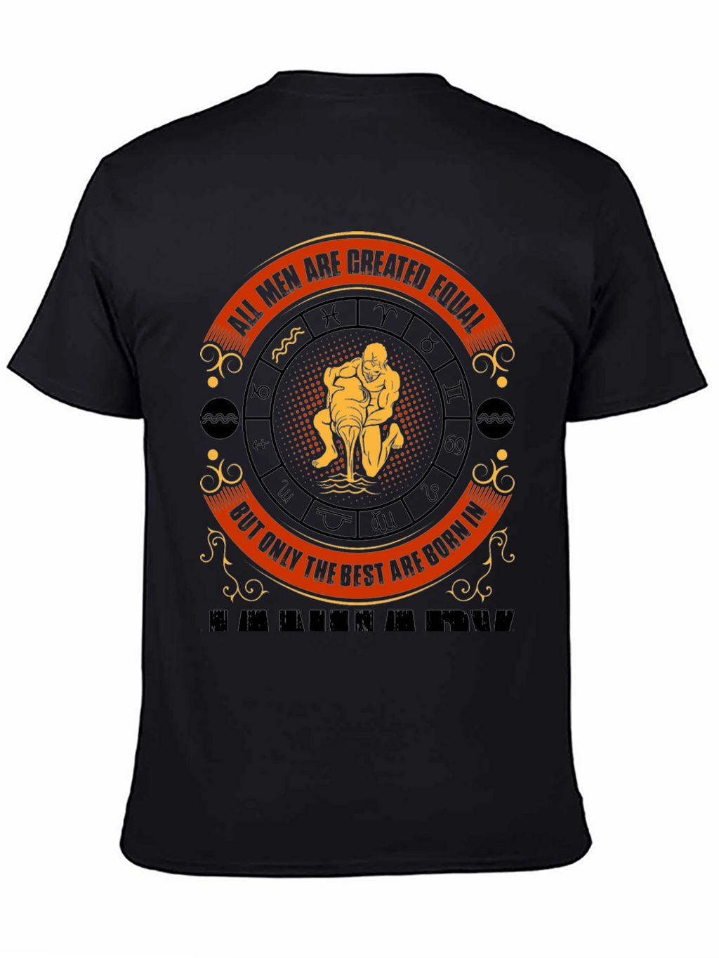 Aquarius Zodiac T-Shirt: All Men Are Created Equal