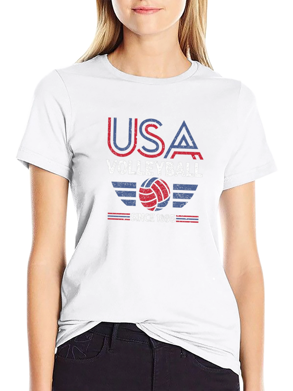 USA Volleyball Graphic T-Shirt - Since 1695