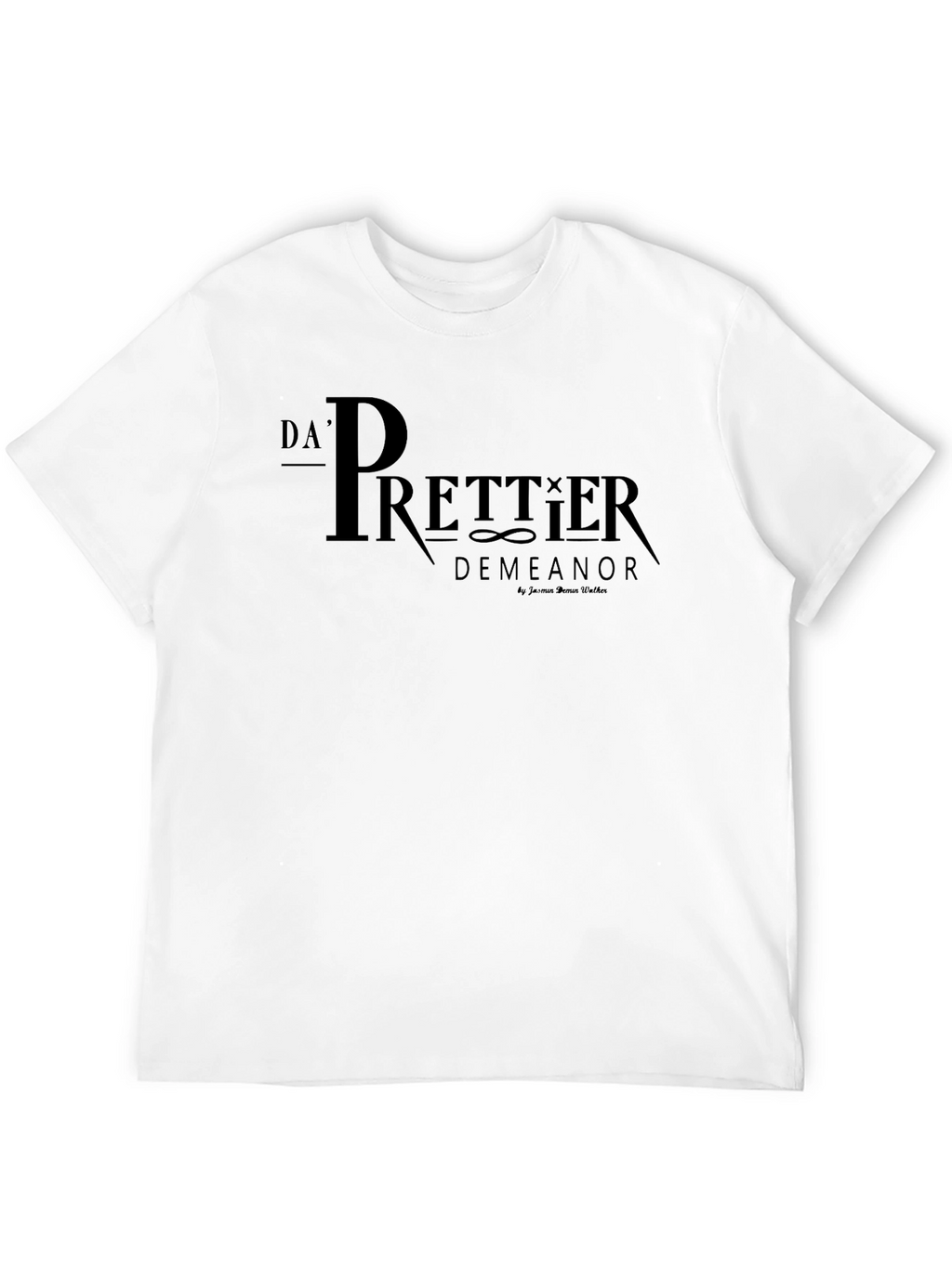 Da Prettier Demeanor Black Graphic T-Shirt