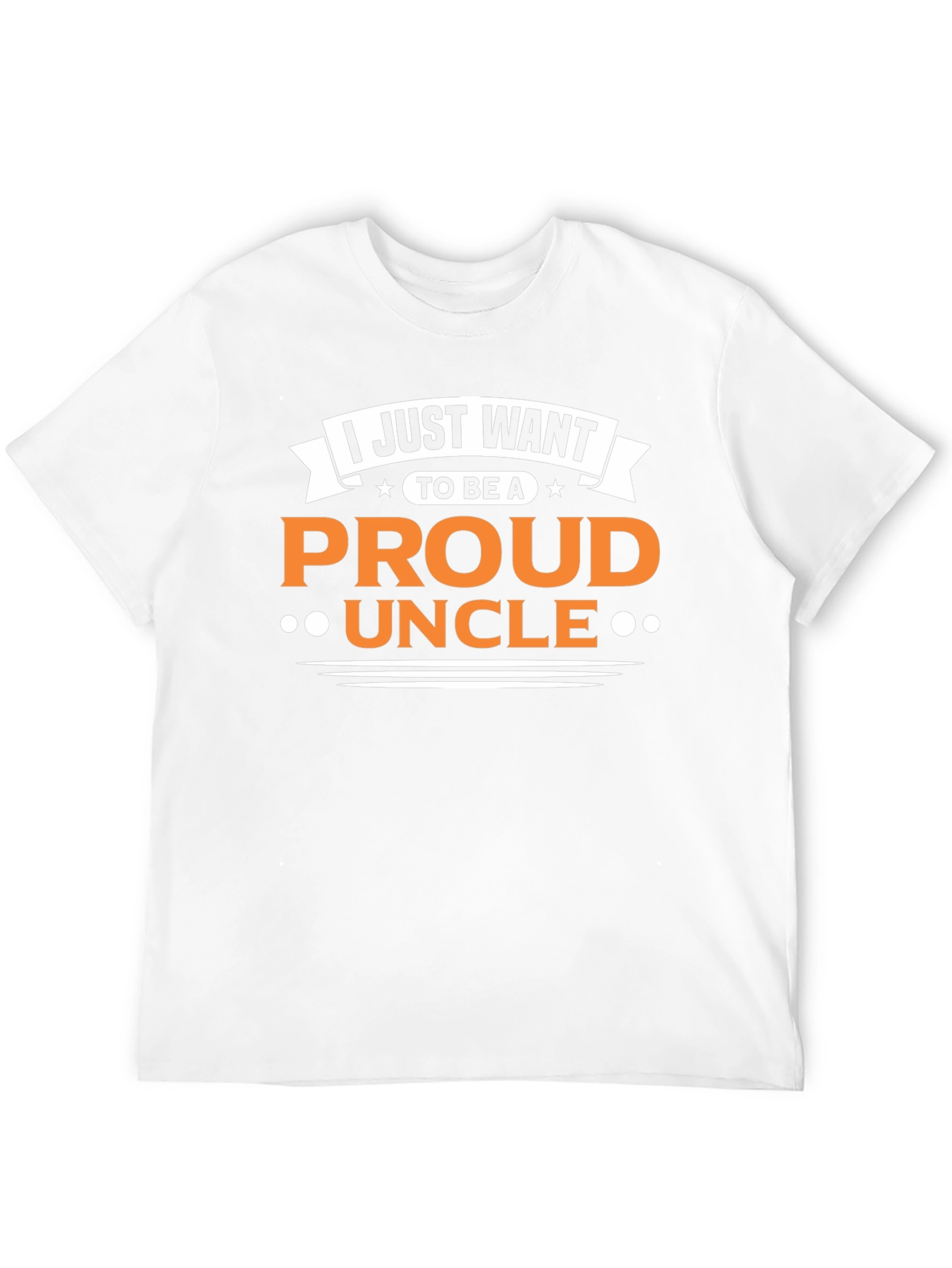 Proud Uncle Graphic T-Shirt - Black
