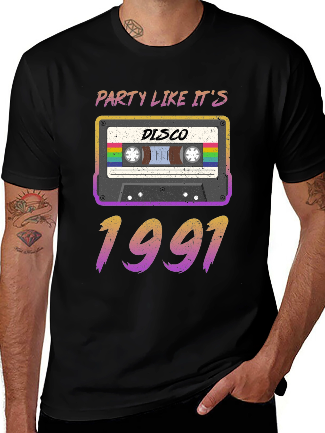 Retro Disco 1991 Party T-Shirt