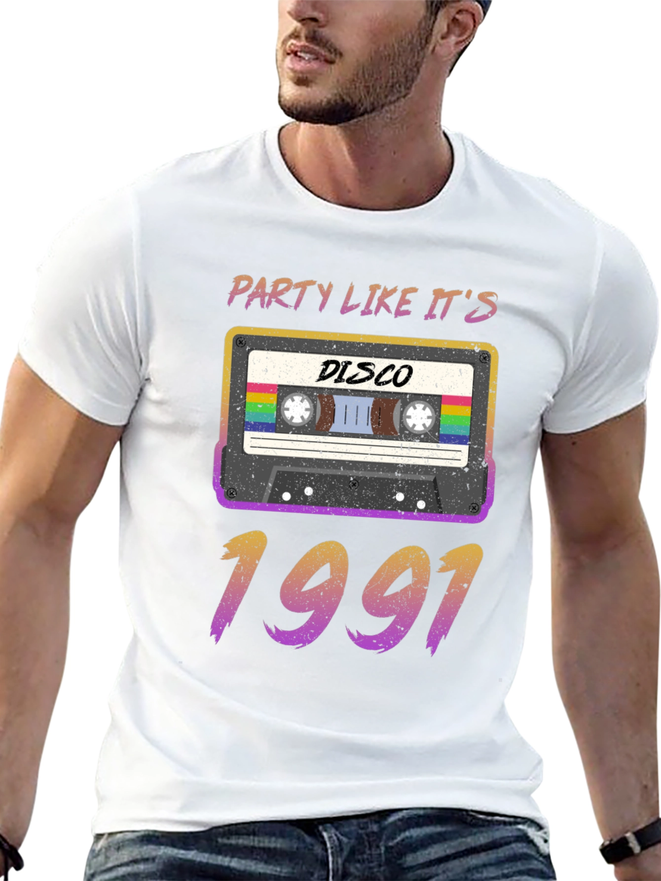 Retro Disco 1991 Party T-Shirt