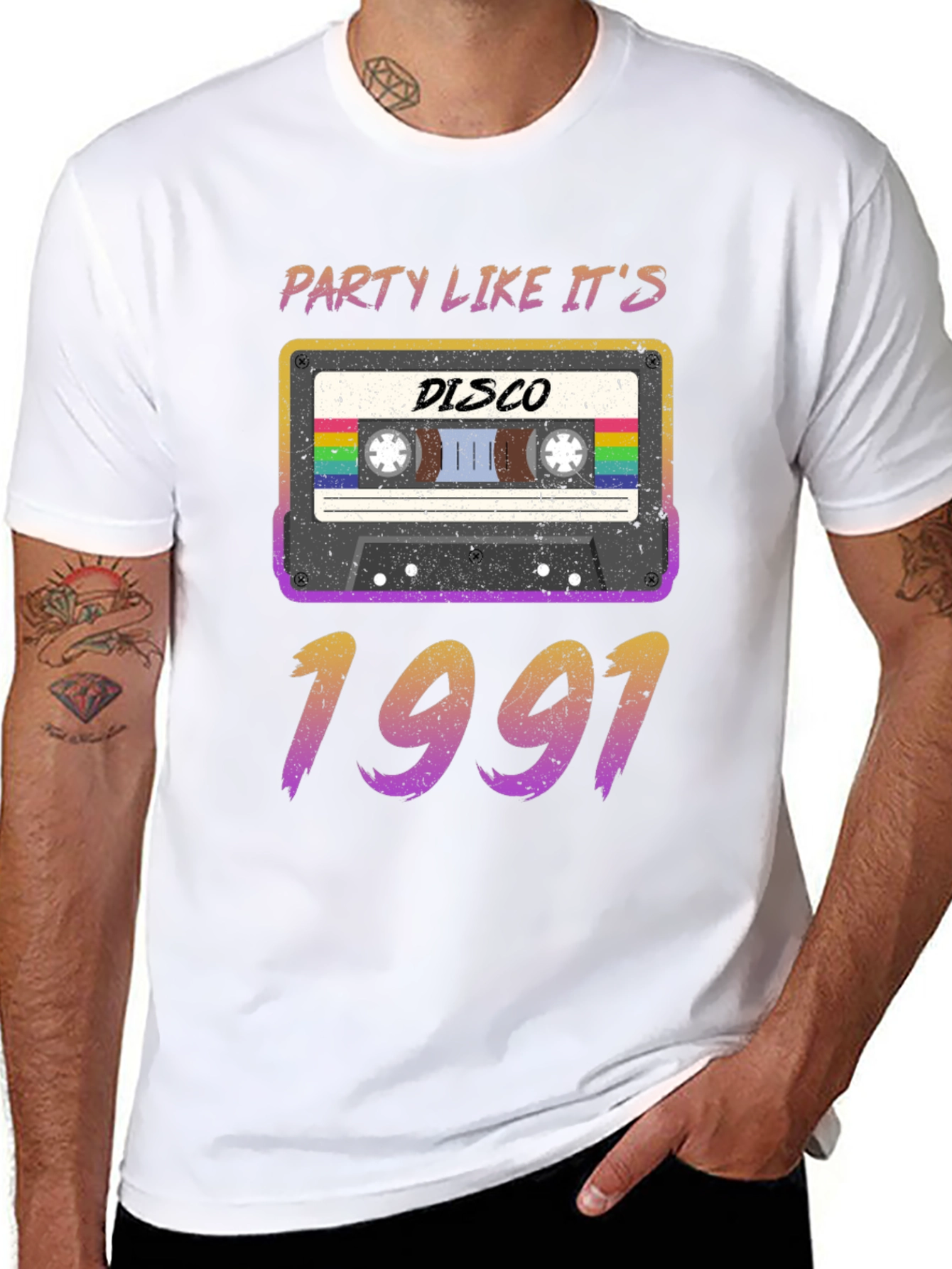 Retro Disco 1991 Party T-Shirt