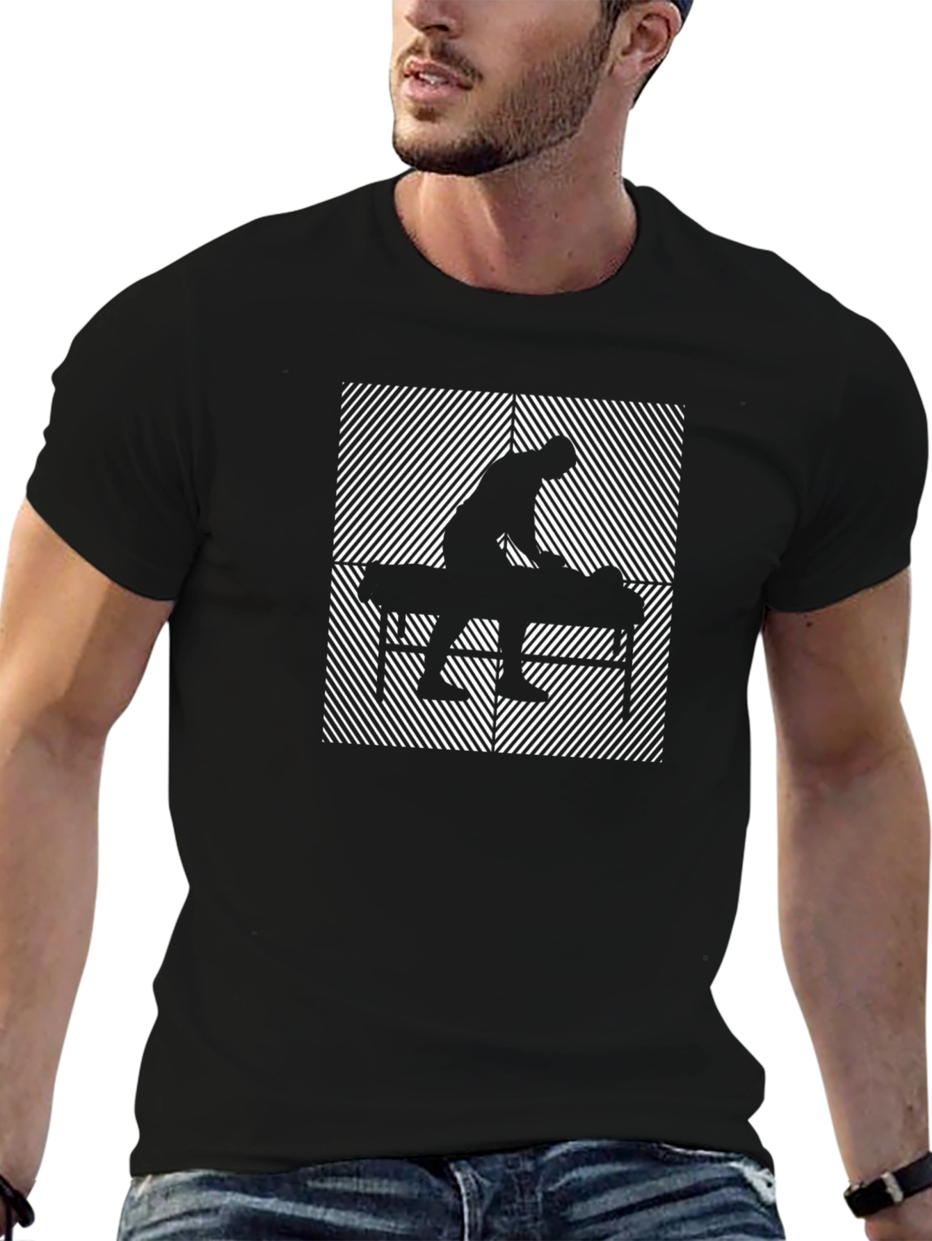 Massage Therapy Graphic Tee - Black