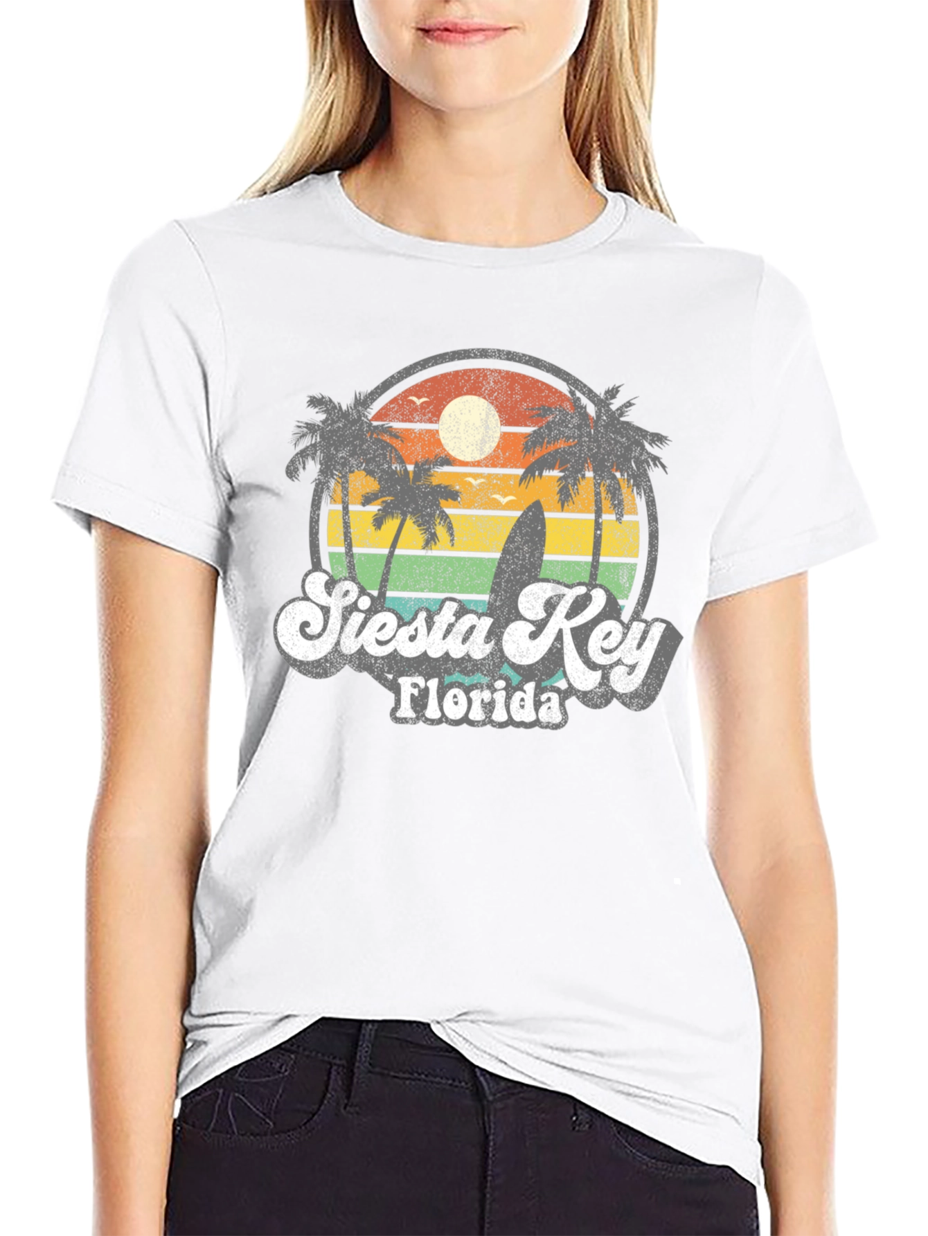 Siesta Key Florida Retro T-Shirt