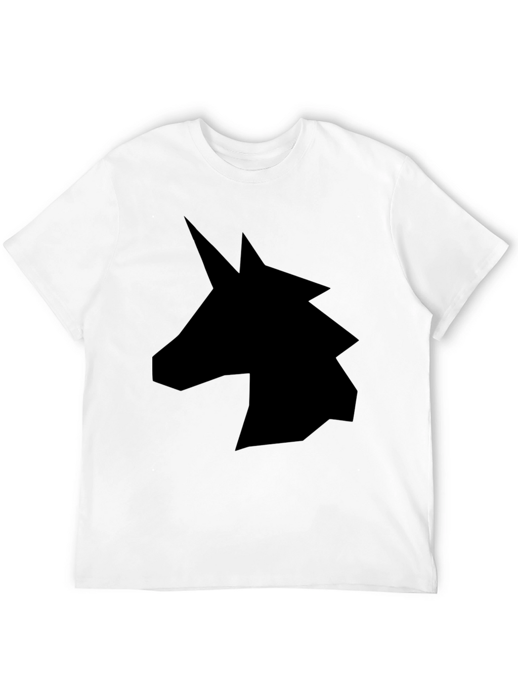 Unicorn Silhouette Graphic Tee - Black