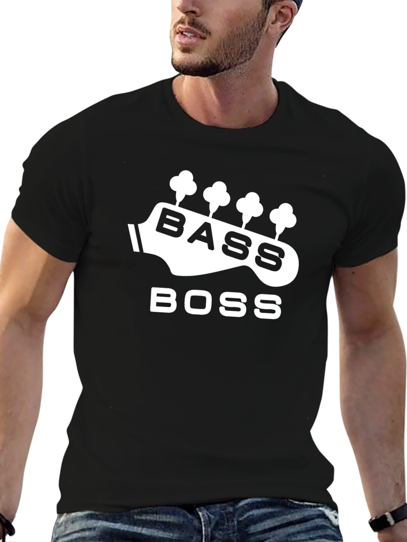 Bass Boss Graphic T-Shirt - Black