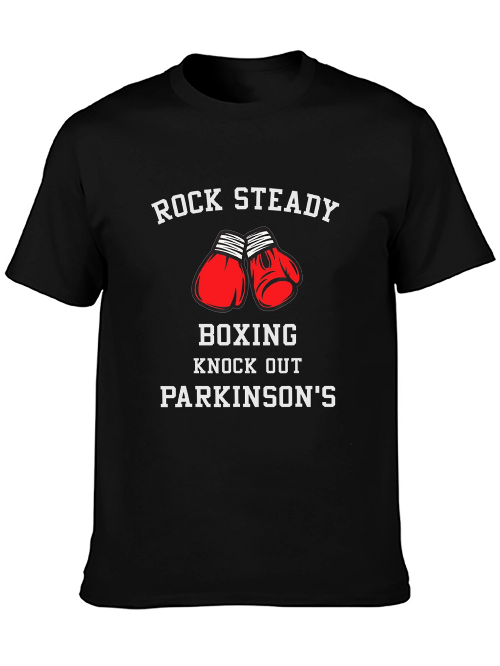 Rock Steady Boxing T-Shirt Parkinsons Knock Out