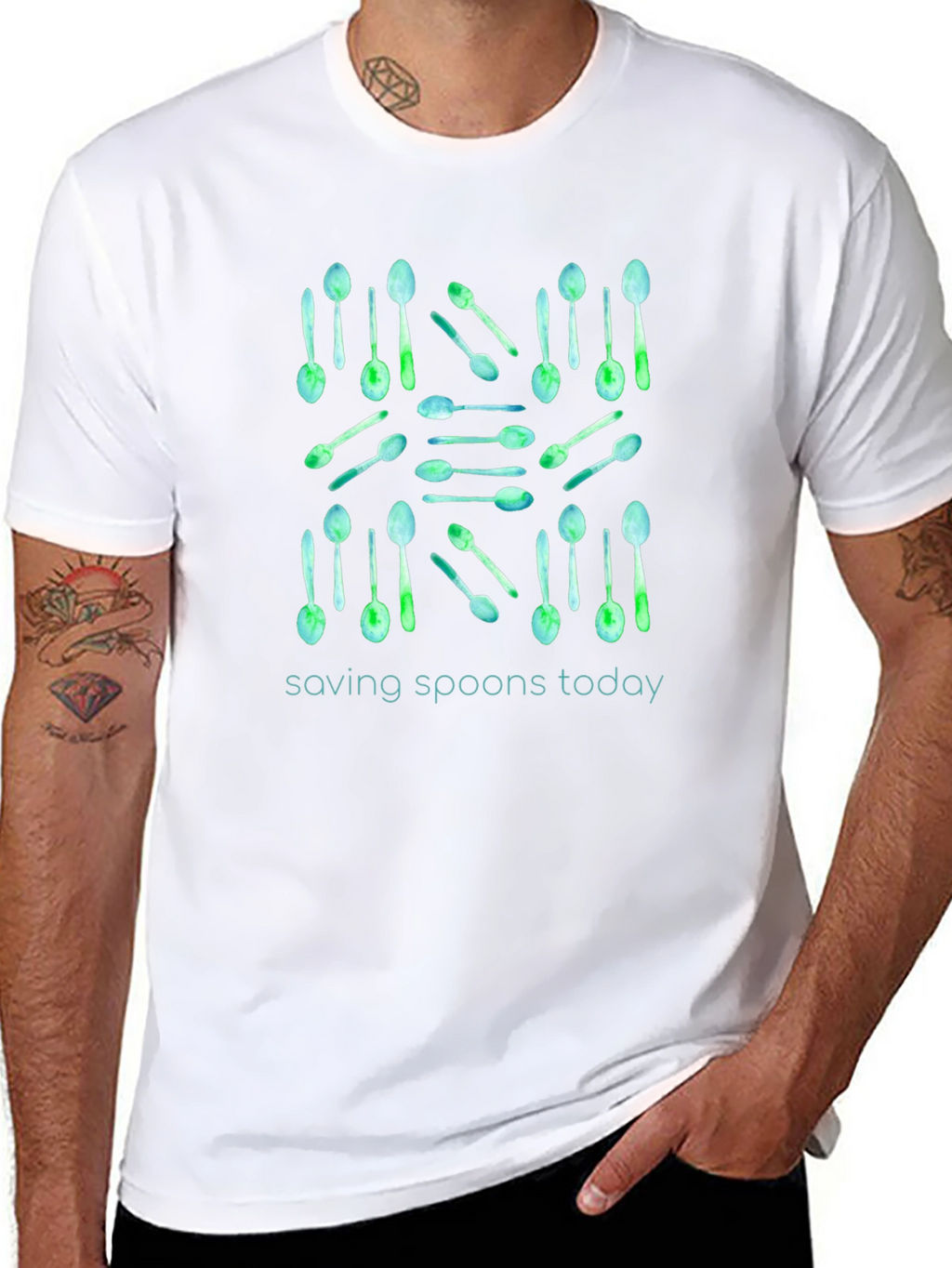 Saving Spoons Today Graphic Tee