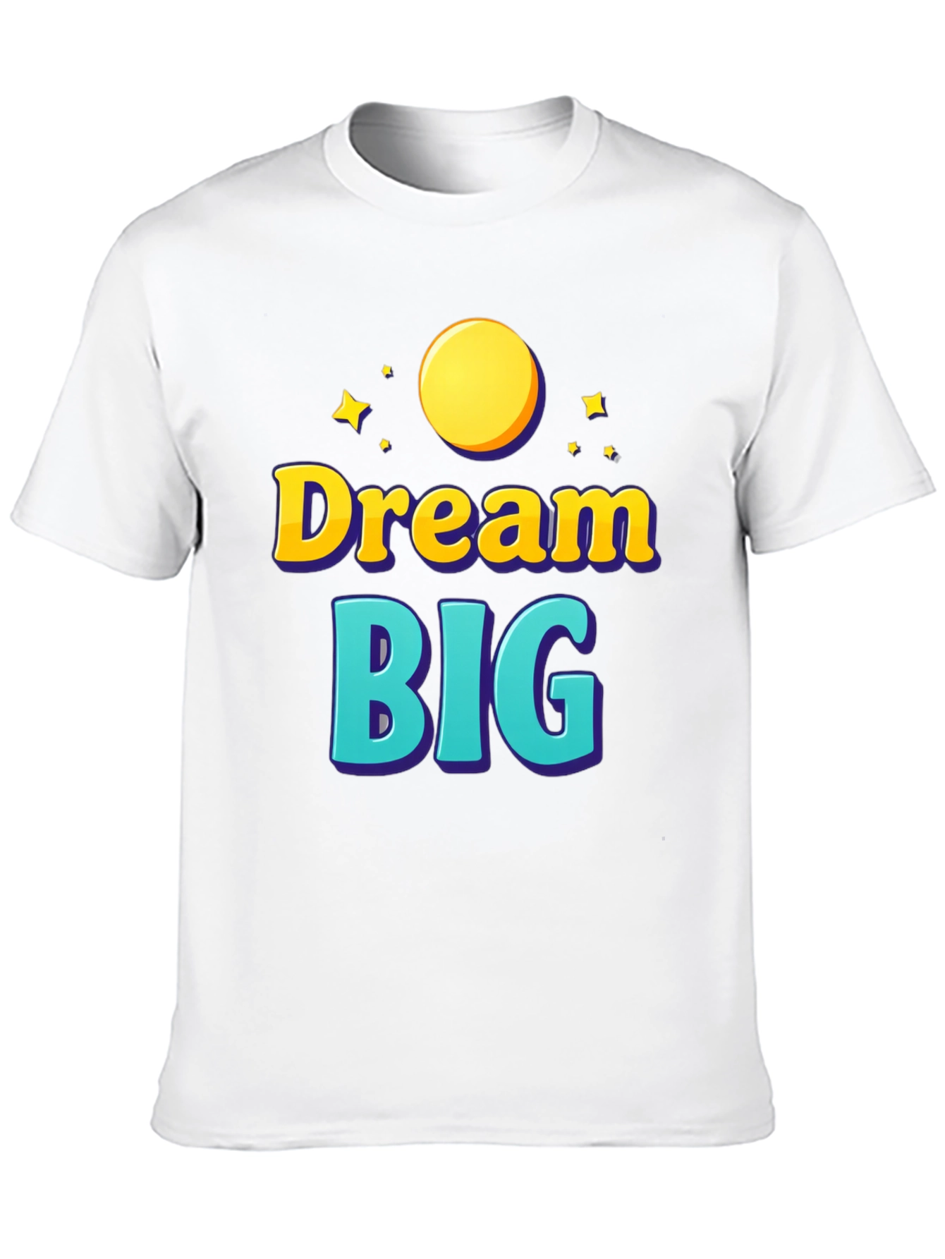 Dream Big Graphic Tee - Inspirational Black T-Shirt