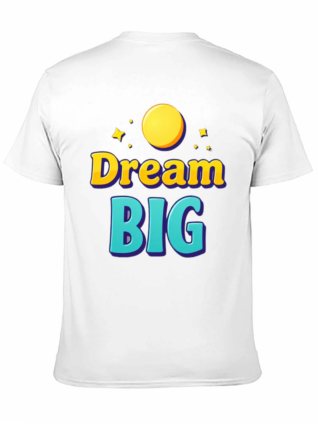 Dream Big Graphic Tee - Inspirational Black T-Shirt