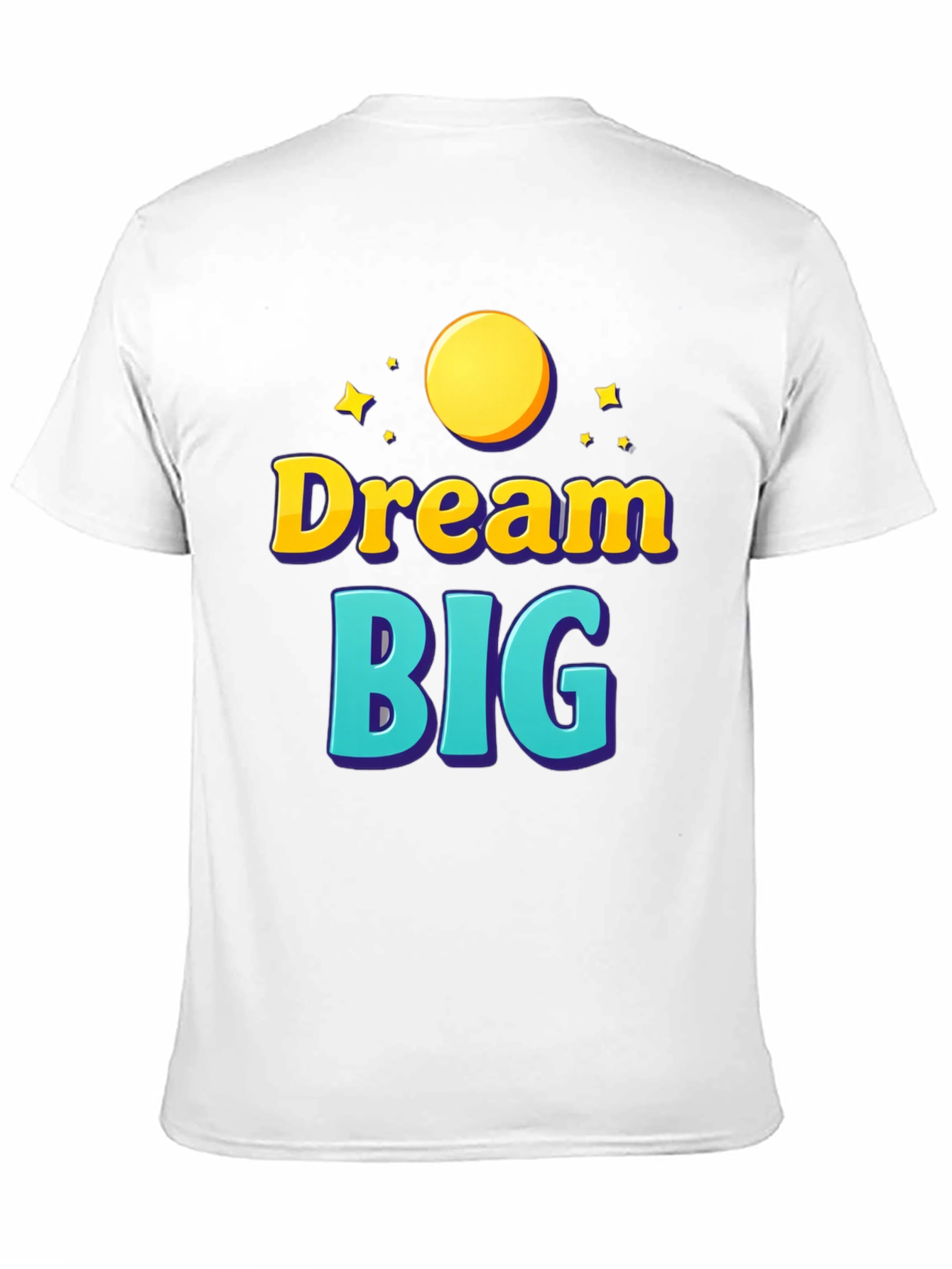 Dream Big Graphic Tee - Inspirational Black T-Shirt