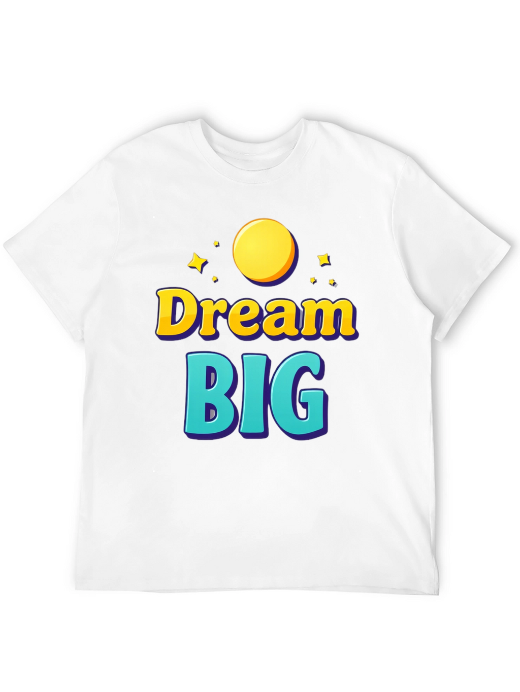 Dream Big Graphic Tee - Inspirational Black T-Shirt