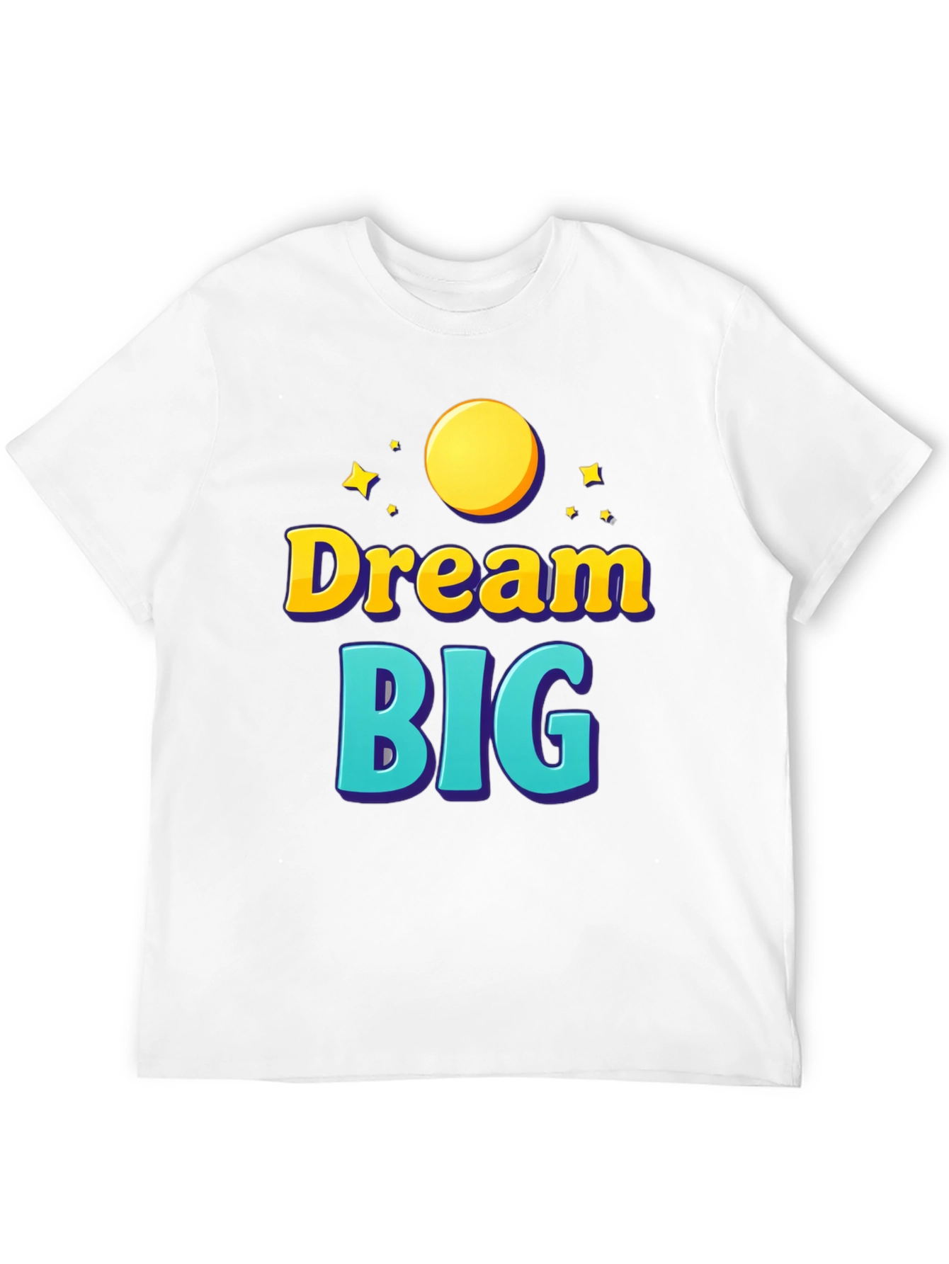 Dream Big Graphic Tee - Inspirational Black T-Shirt