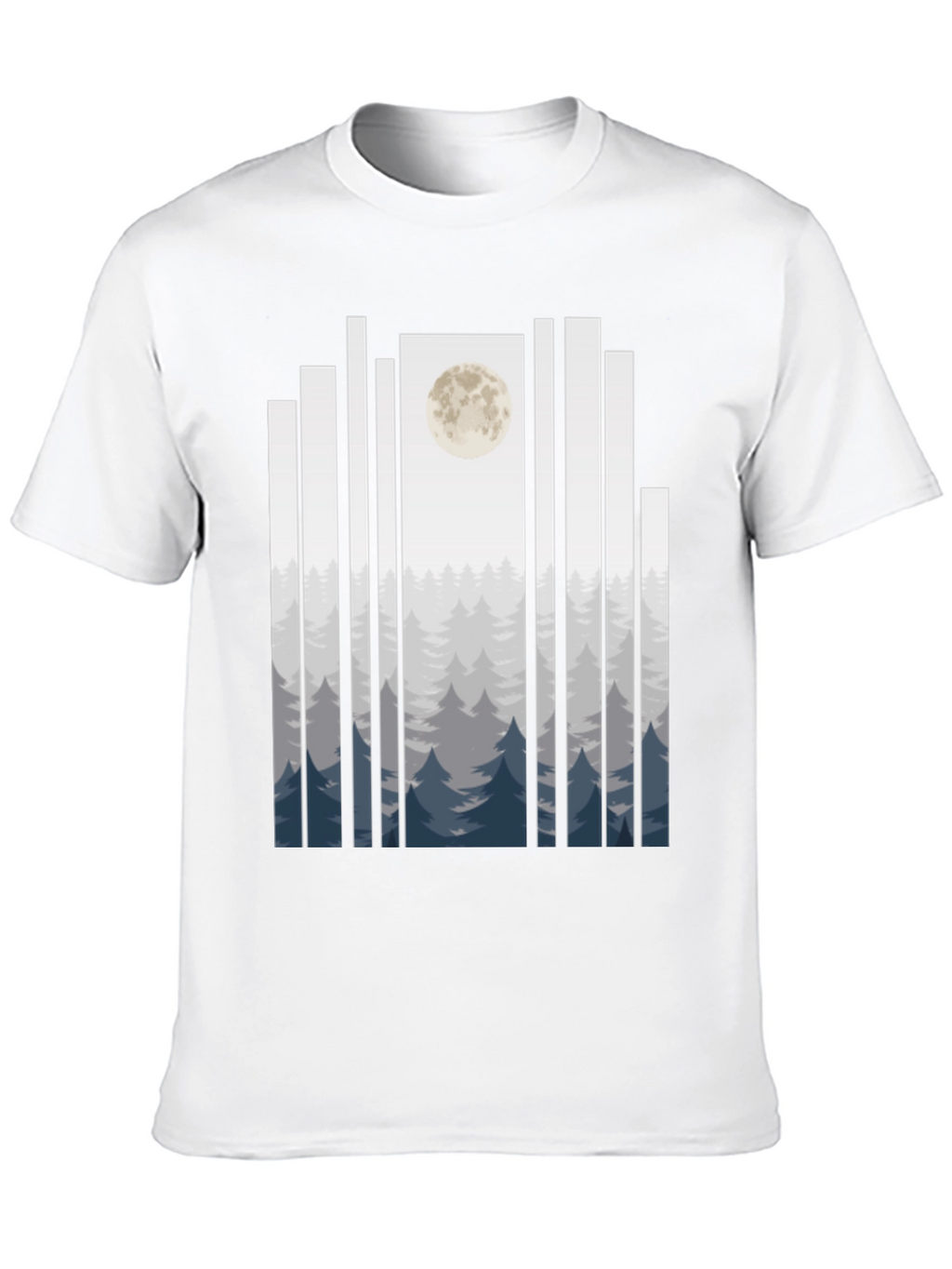 Moonlit Forest T-Shirt - Black